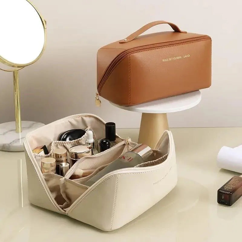 Leather Cosmetic Organizer