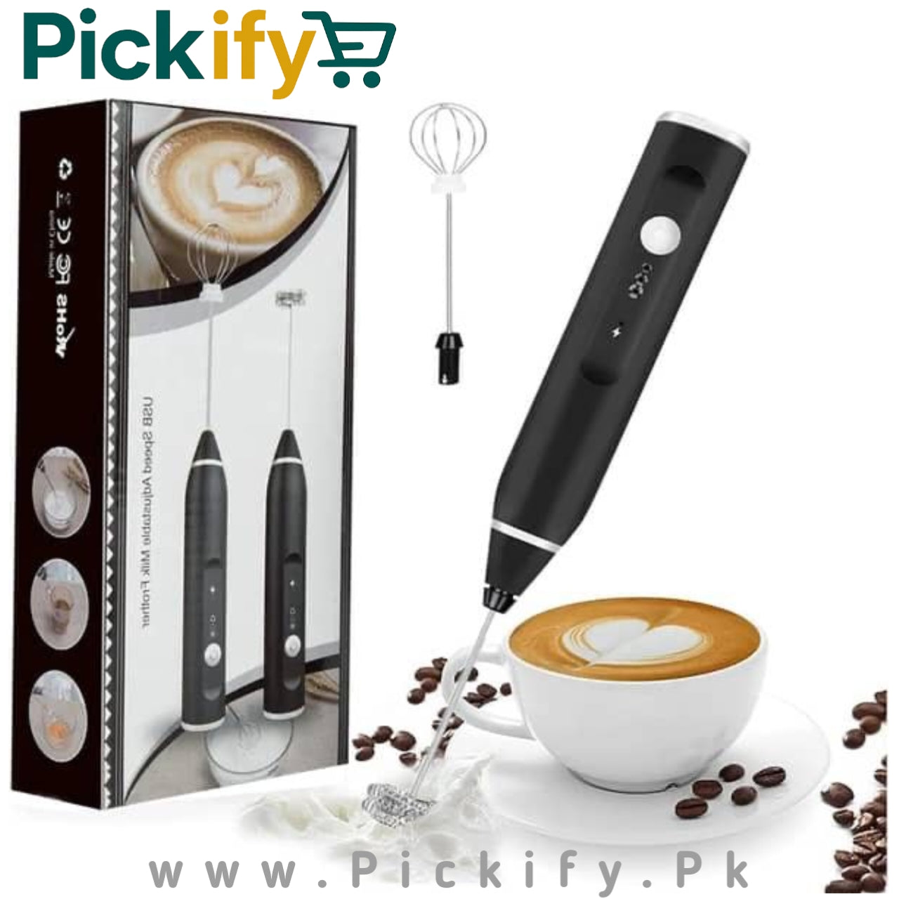 Rechargeable Electric Coffee Beater/Milk Frother