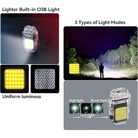 Electric Arc Lighter & COB Light
