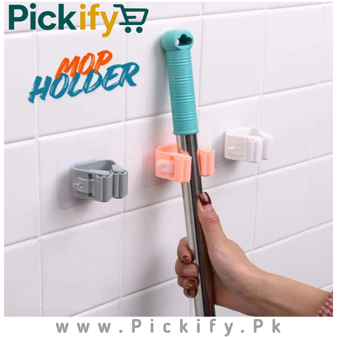 Self-Adhesive Mop Holder