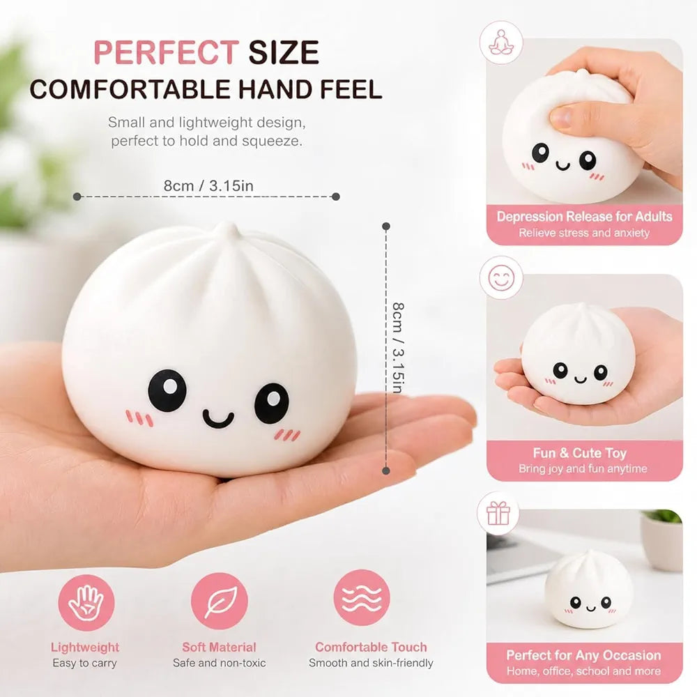 Cute Dumpling Squishy Stress Toy
