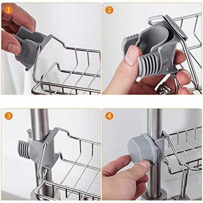 Kitchen Sink Sponge Holder, Faucet Rack