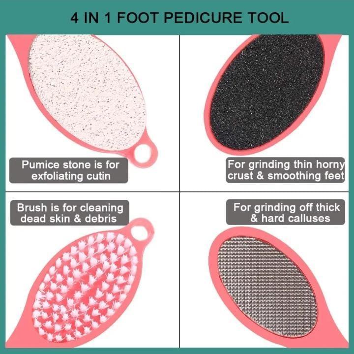 4 in 1 Pedicure Paddle Brush