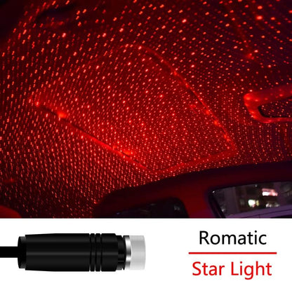 USB Car Roof Star Night Light