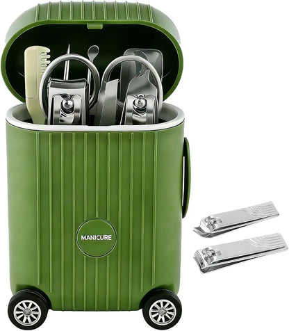 Portable Trolley Suitcase Manicure Set