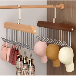 8-Hook Wooden Hanger