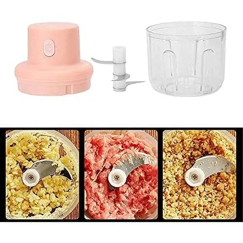 Mini Rechargeable Pink Chopper