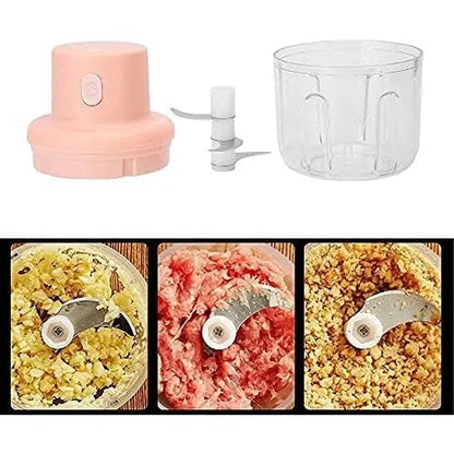 Mini Rechargeable Pink Chopper