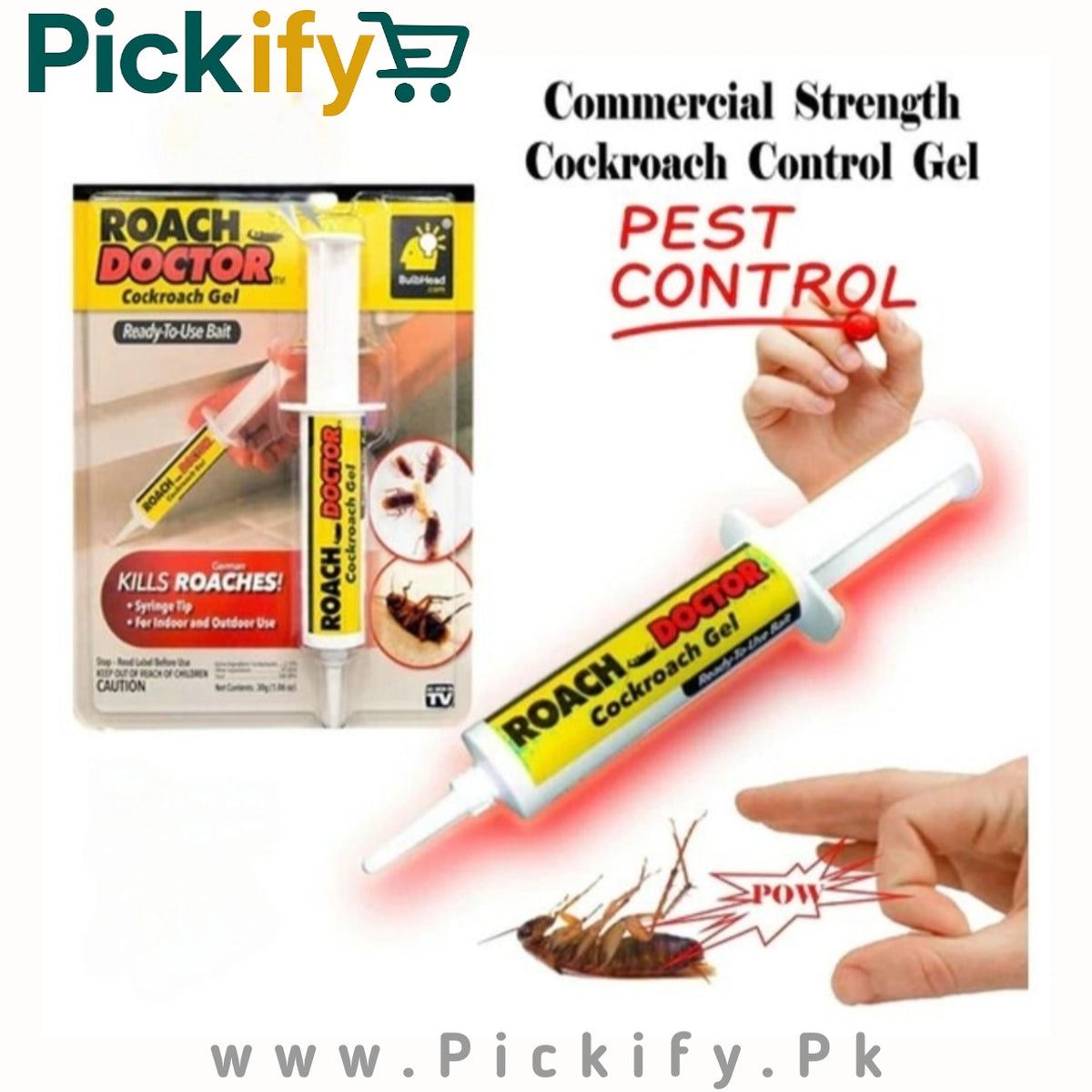 Roach Doctor Cockroach Control Gel Syringe