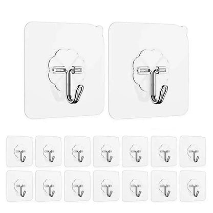 Self-Adhesive Hanging Hook, Pack Of 10