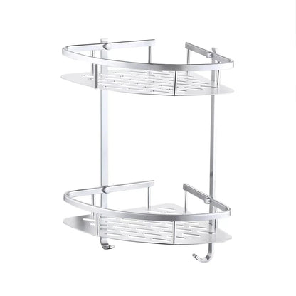 2-Tier Aluminum Corner Rack
