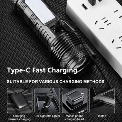 Rechargeable High-Brightness Flashlight