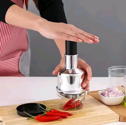 Manual Stainless Steel Onion & Vegetable Chopper