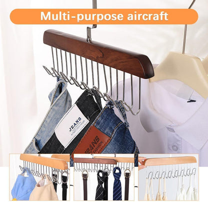 8-Hook Wooden Hanger
