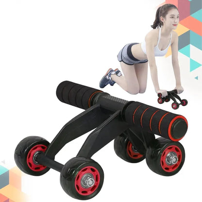 4-Wheel Anti-Slip Abdominal Roller