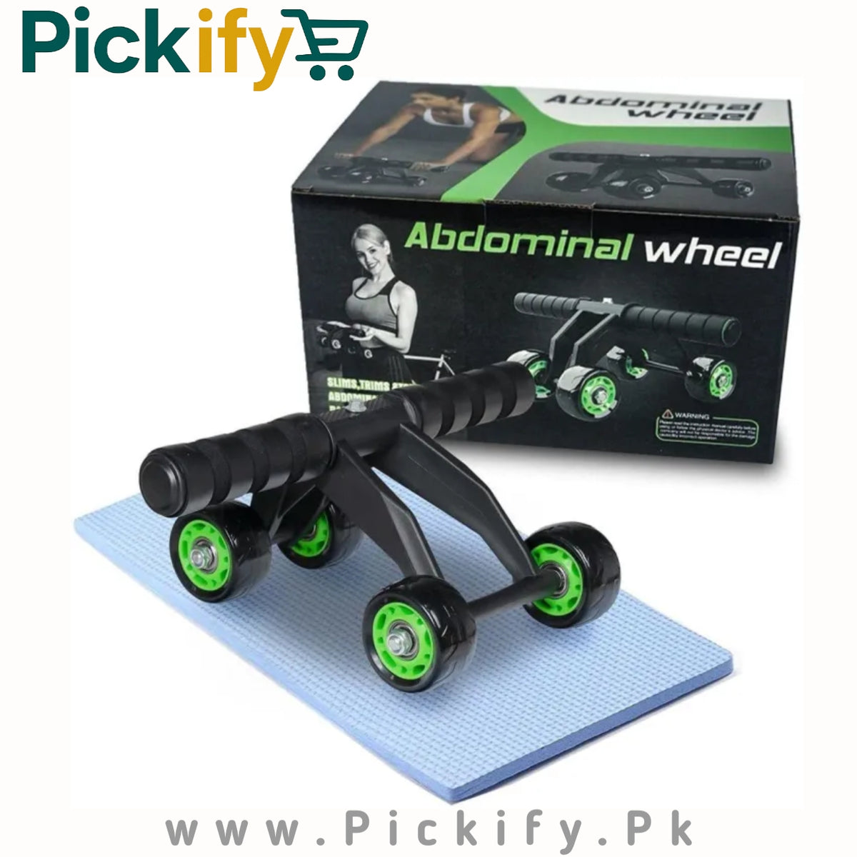 4-Wheel Anti-Slip Abdominal Roller