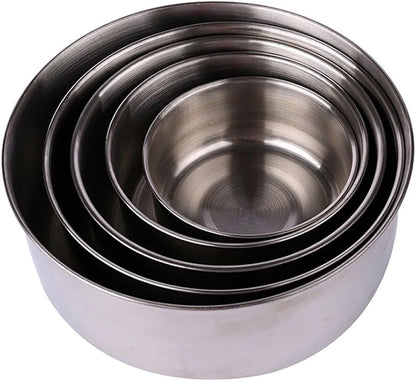 5 PCs Stainless Steel Bowl Set