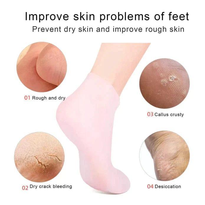 Moisturizing Silicone Gel Socks