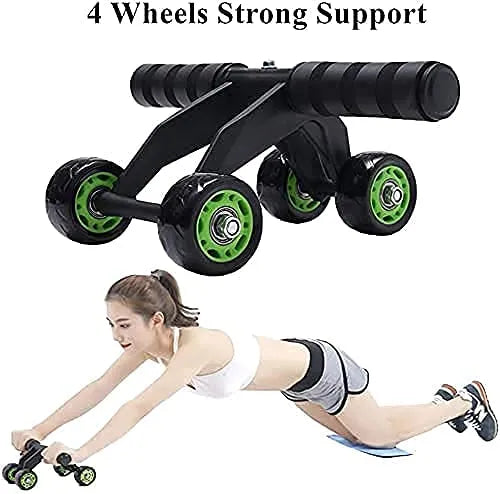 4-Wheel Anti-Slip Abdominal Roller