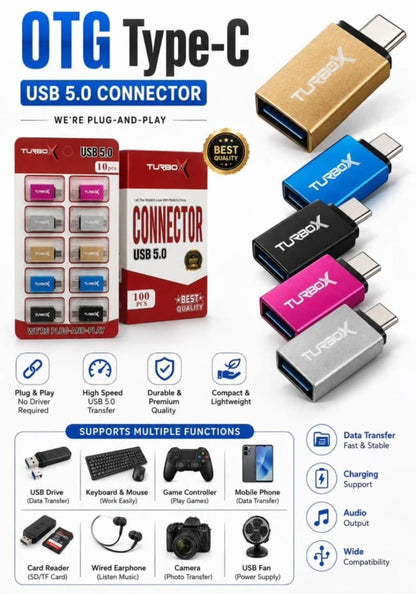 OTG Connector Type-C to USB 3.0