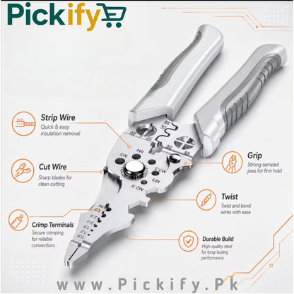 Multi-Functional Wire Stripper Pliers Tool