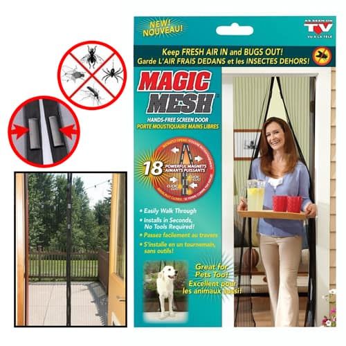 Magnetic Mesh Screen Door