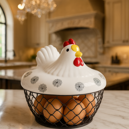 Hen Egg Storage Basket