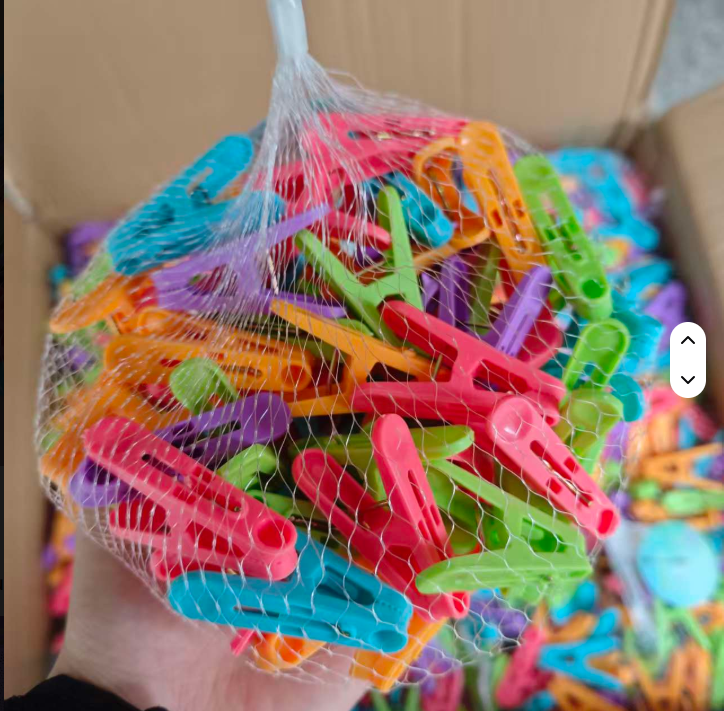 50PCs Durable Clips for Clothes Drying,Hanging & Organizing (Multicolor)