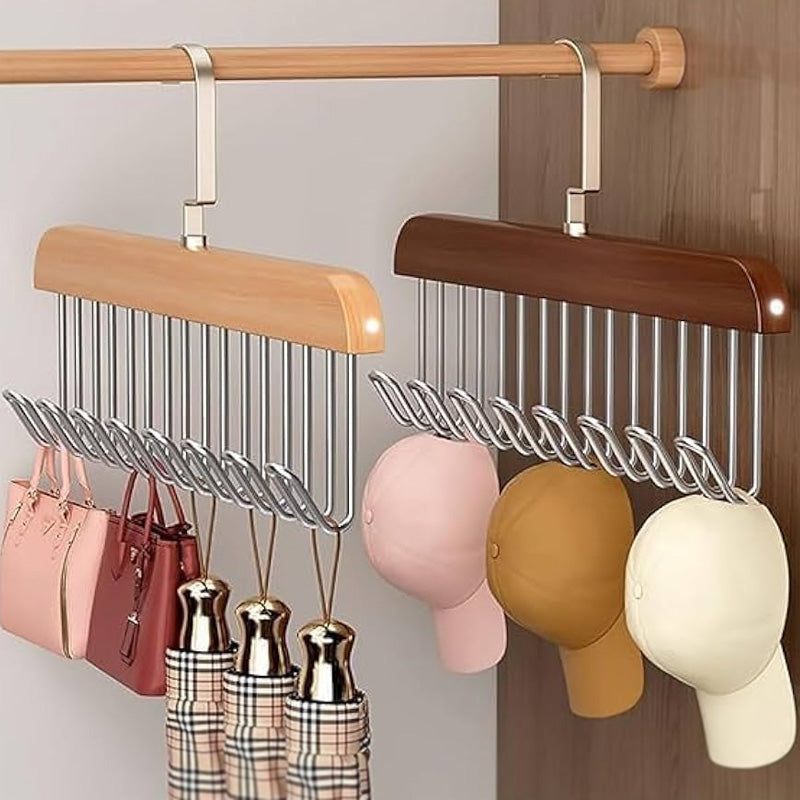 8-Hook Wooden Hanger