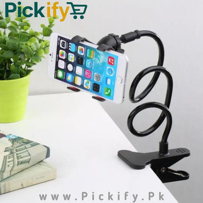 Flexible Mobile Holder With Desk Clip Clamp