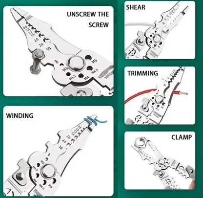 Multi-Functional Wire Stripper Pliers Tool