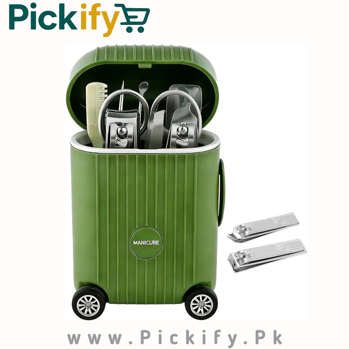 Portable Trolley Suitcase Manicure Set
