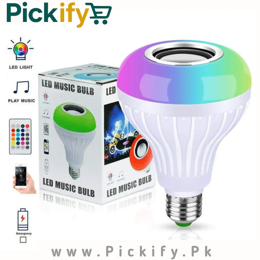 LED Music Bulb With Bluetooth Speaker