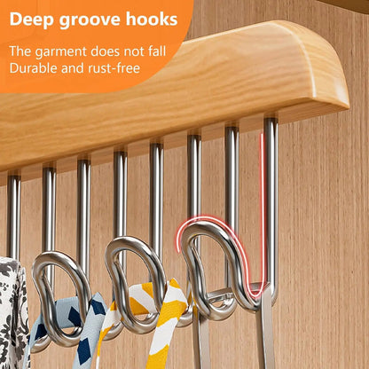 8-Hook Wooden Hanger