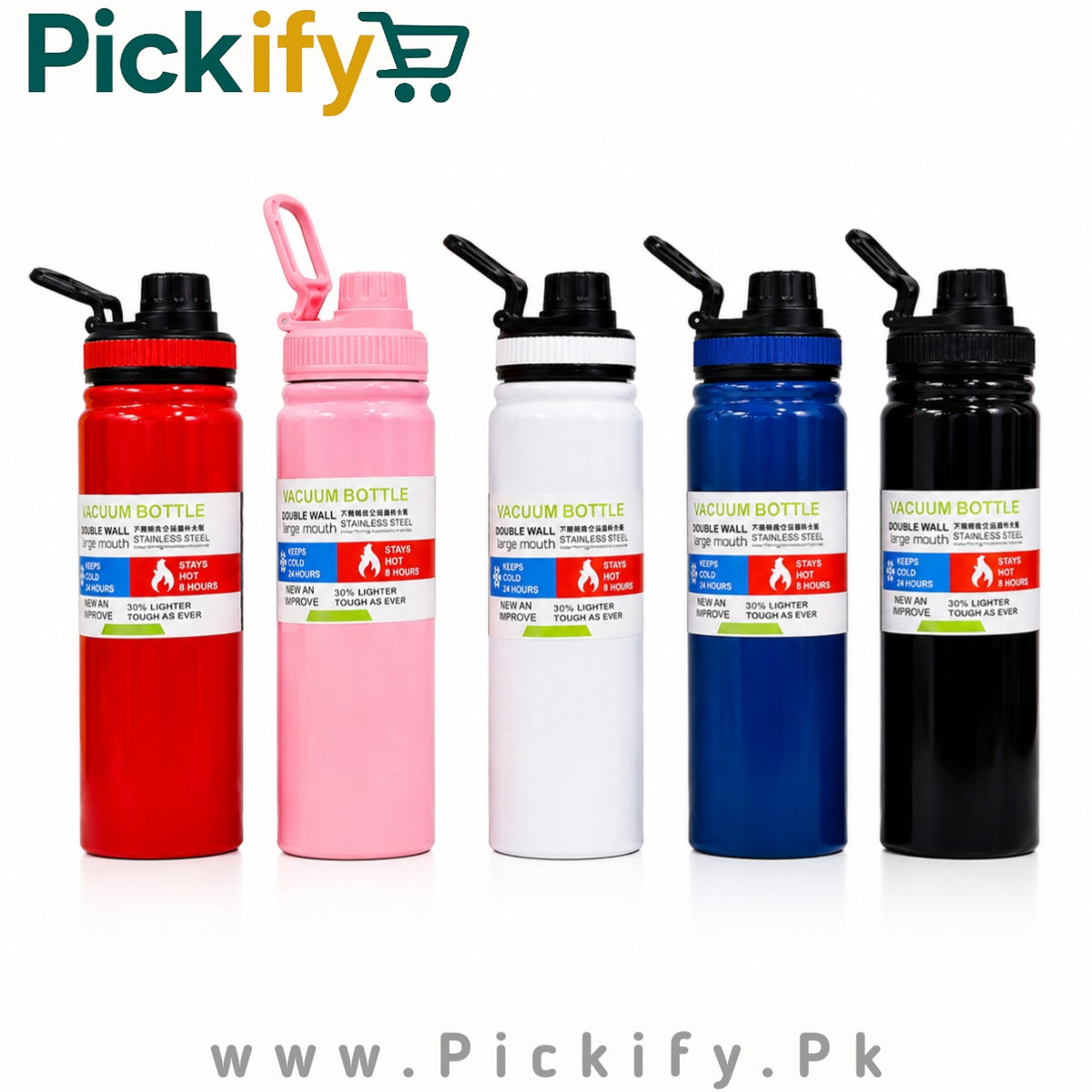 Stainless Steel Vacuum Insulated Water Bottle, 1000ml