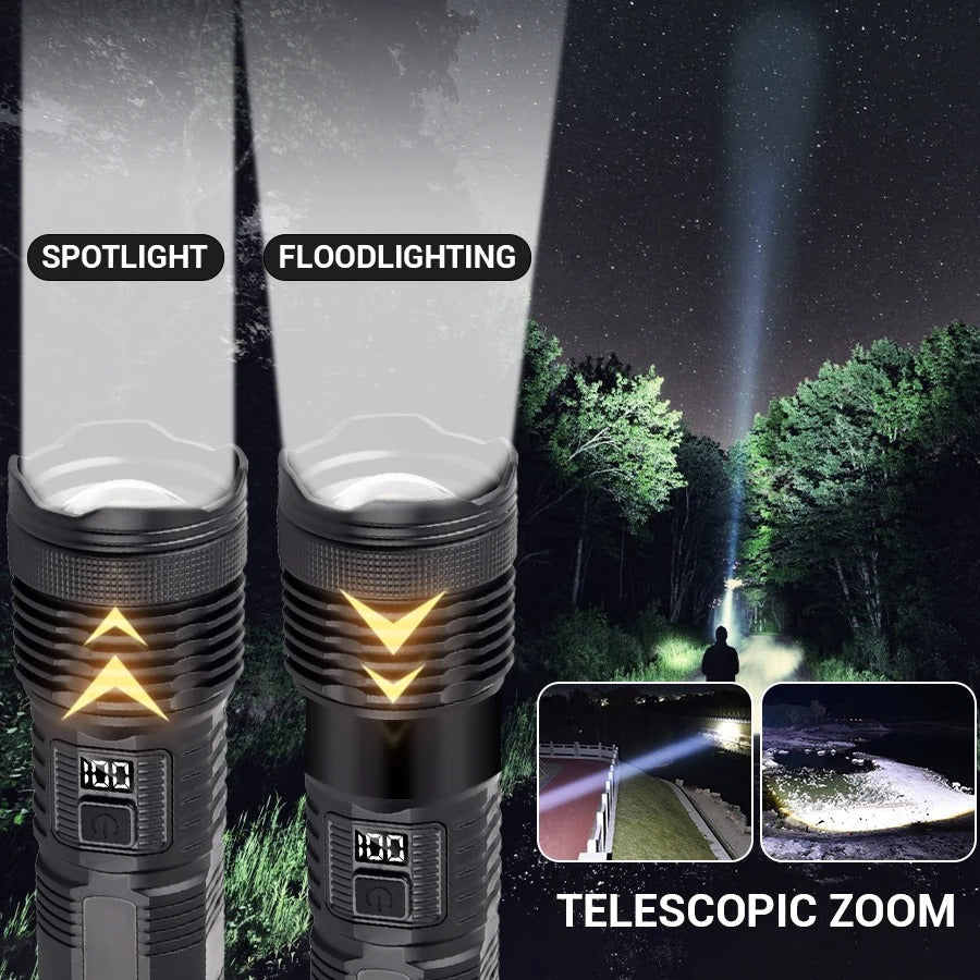 Rechargeable High-Brightness Flashlight