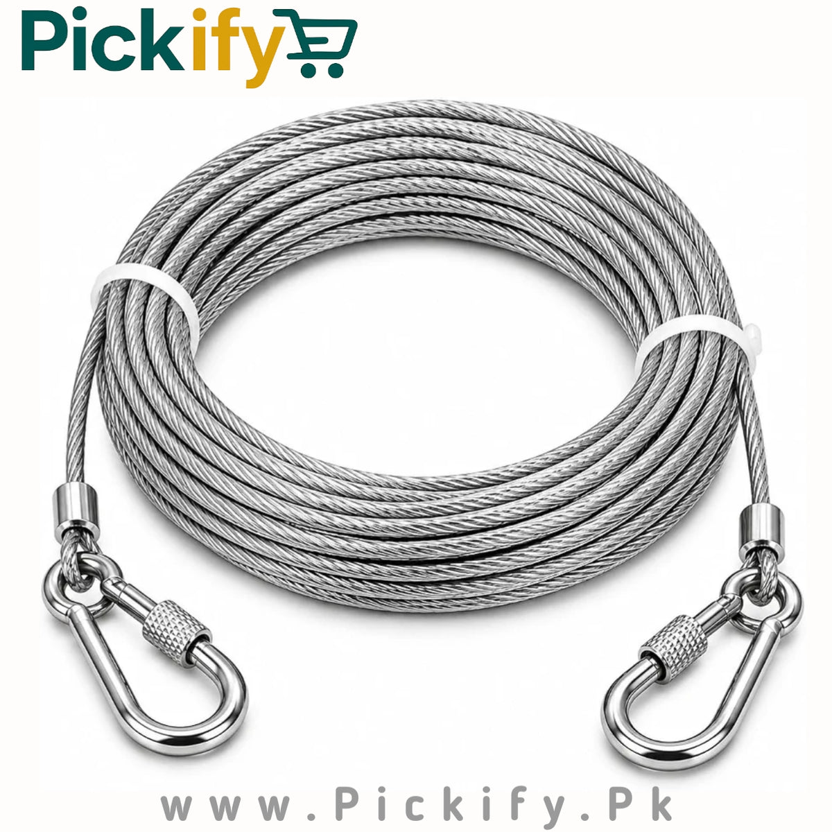 Heavy Duty Steel Clothesline Rope (10 Meter)