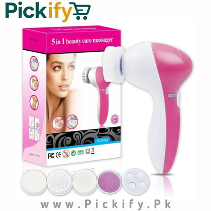 5-in-1 Facial Massager & Cleanser Brush Set