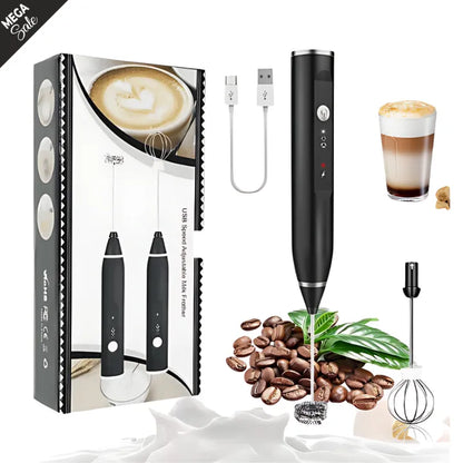 Rechargeable Electric Coffee Beater/Milk Frother
