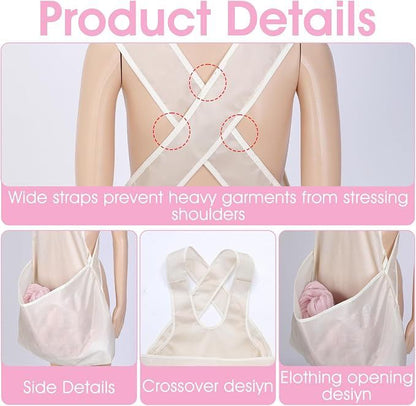 Laundry Apron With Pocket for Wet Clothes