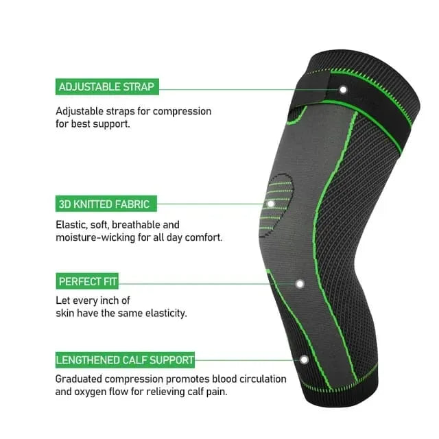 Anti-Slip Knee Support Strap – Full Leg