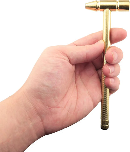 5-in-1 Mini Brass Hammer & Screwdriver Set