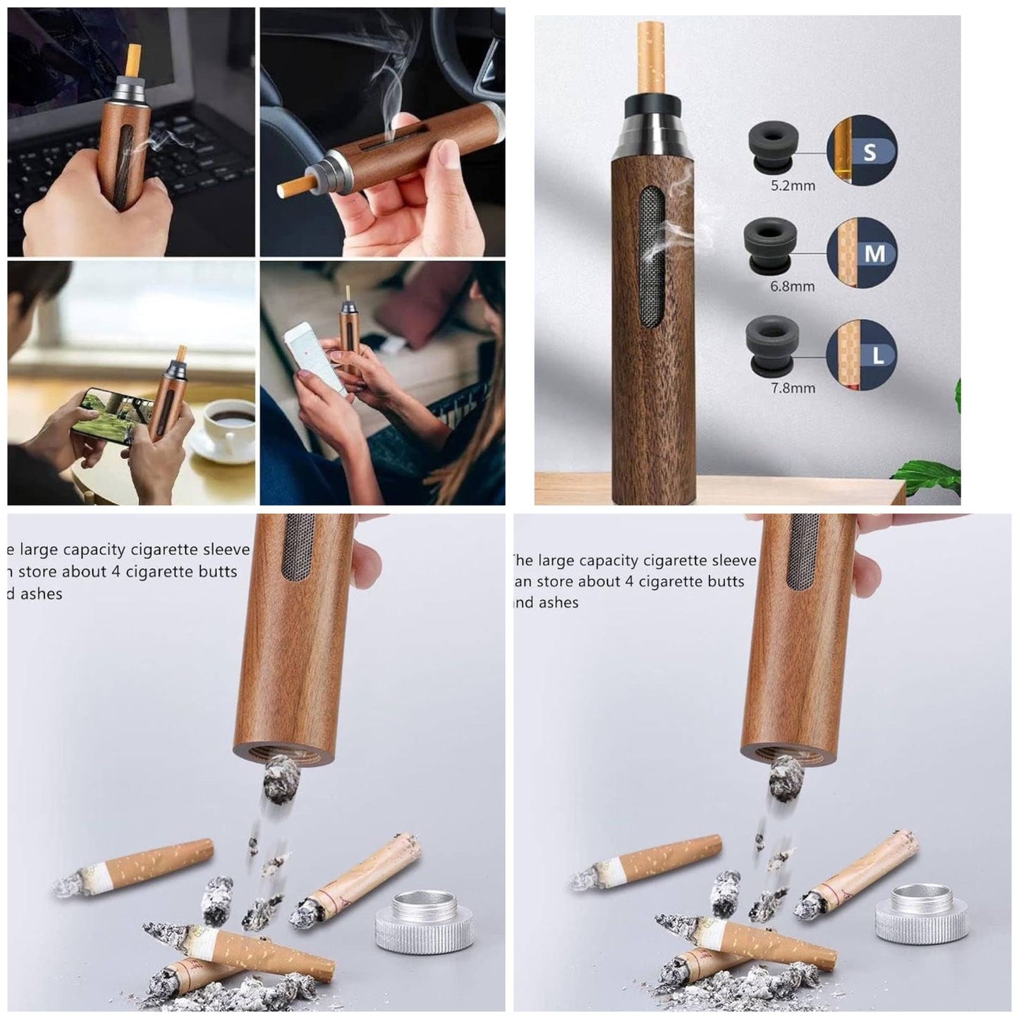 Anti-Ash Cigarette Holder
