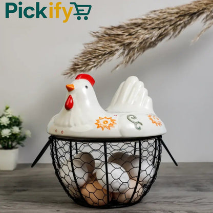 Hen Egg Storage Basket