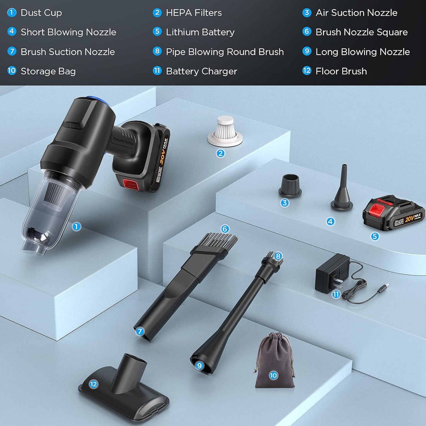 Rechargeable Vacuum Cleaner