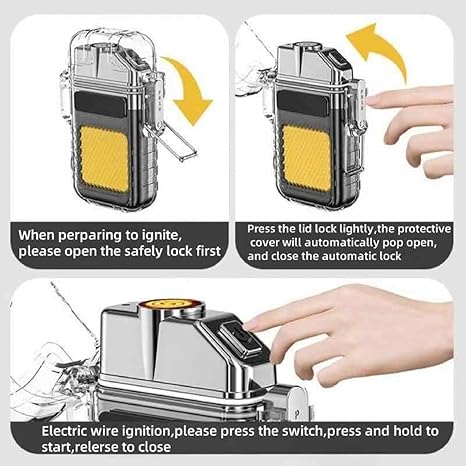 Electric Arc Lighter & COB Light