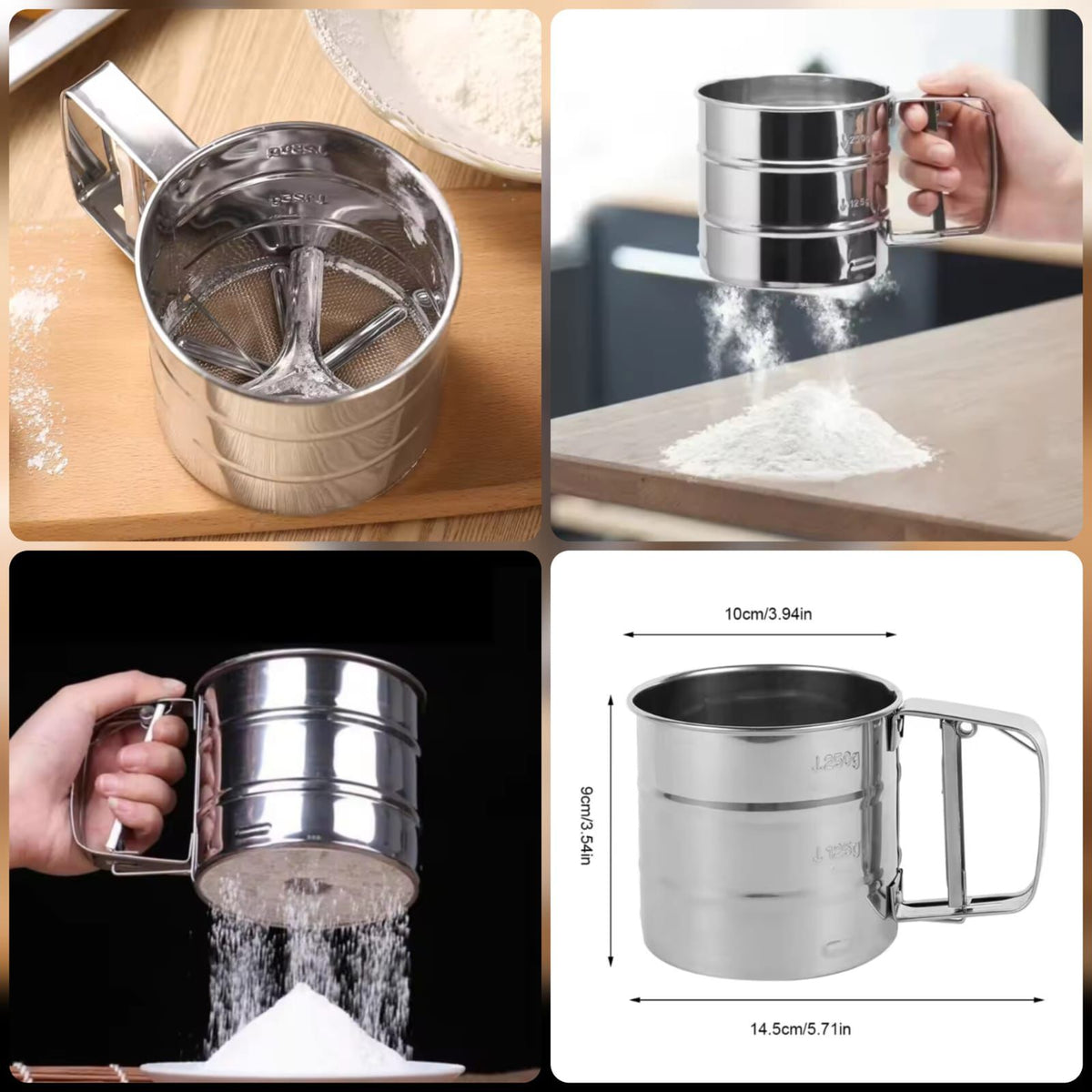 Stainless Steel Flour Sifter
