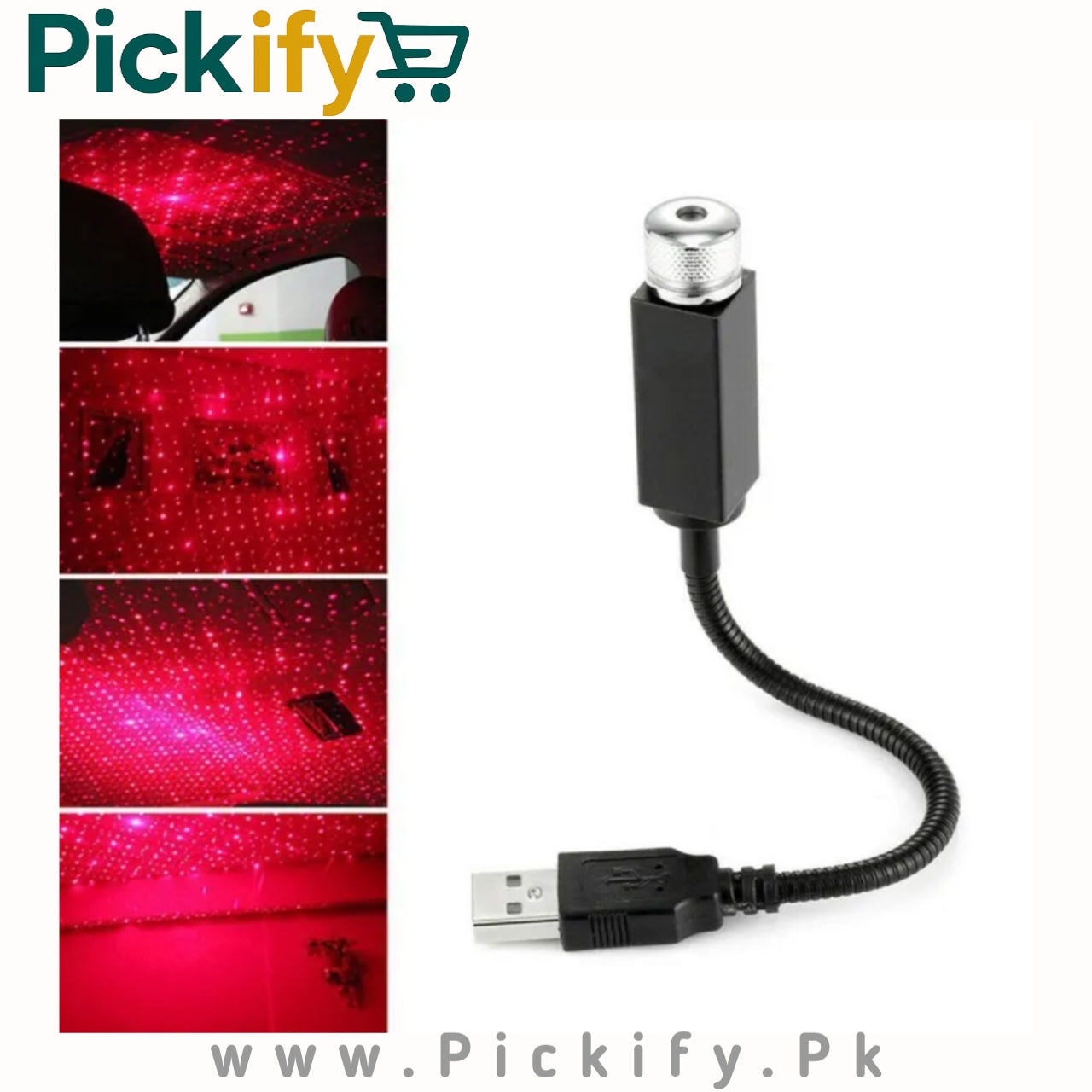 USB Car Roof Star Night Light