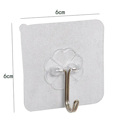 Self-Adhesive Hanging Hook, Pack Of 10