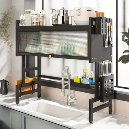 Over The Sink Kitchen With Cabinet Door